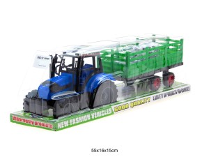 TRAKTOR Z PRZYCZEPĄ NIEBIESKI 86213