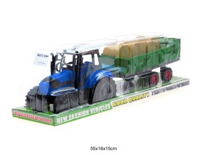 TRAKTOR Z PRZYCZEPĄ NIEBIESKI 86212