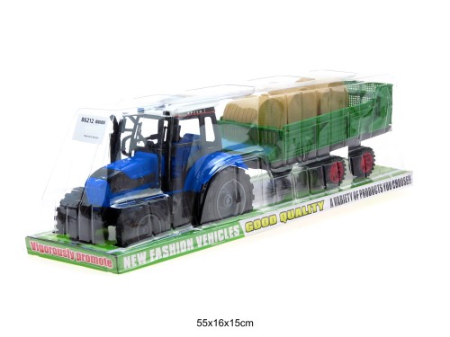 TRAKTOR Z PRZYCZEPĄ 86212