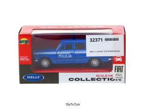 WELLY 1:34 FIAT 125P KOMBI MILICJA 32371