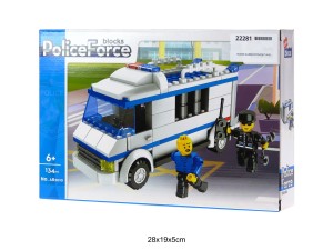KLOCKI ALLEBLOX POLICJA 134 EL. 22281