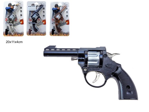 PISTOLET NA SPŁONKĘ METAL 68188