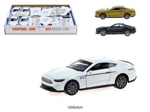 AUTO METALOWE ŚWIATŁO DŹWIĘK 55268