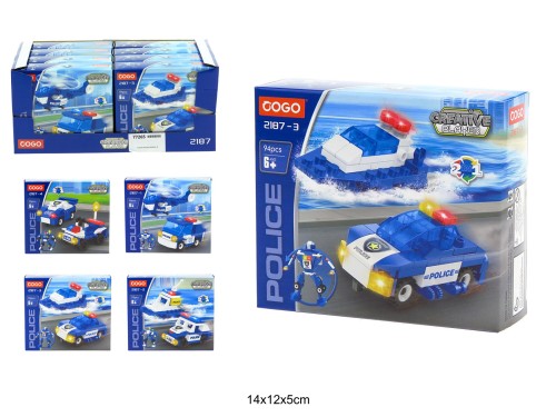 KLOCKI POLICJA ROBOT /8 77265