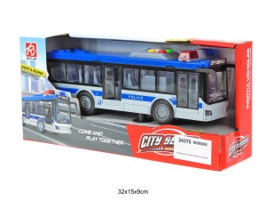 AUTOBUS POLICYJNY ŚWIATŁO I DŹWIĘK 34375
