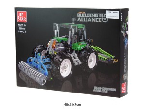 KLOCKI TRAKTOR Z MASZYNAMI 565 EL. 10301