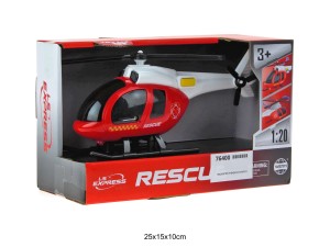 HELIKOPTER STRAŻACKI ŚWIATŁO DŹWIĘK 76400