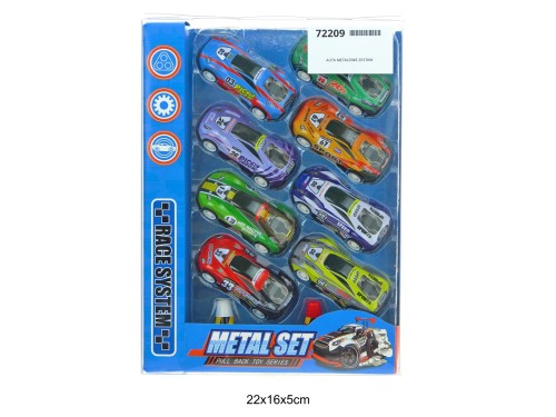 AUTA METALOWE ZESTAW 72209