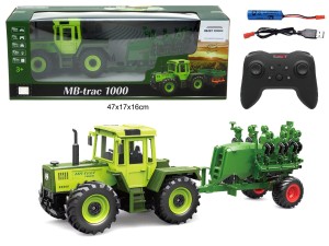 TRAKTOR MERCEDES Z MASZYNĄ NA RADIO 86247