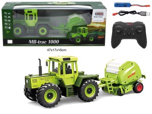 TRAKTOR MERCEDES Z MASZYNĄ NA RADIO 86246