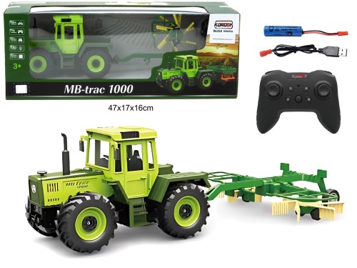 TRAKTOR MERCEDES Z MASZYNĄ NA RADIO 86250
