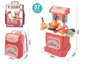 ZESTAW KUCHENNY PLECAK RÓŻ 34282