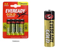 BATERIA EVEREADY AA R6 ALKALINE 70253