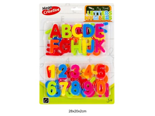 LITERKI CYFERKI MAGNETYCZNE 0496