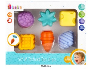 BAM ZESTAW ZABAWEK SENSORYCZNYCH 6SZT. 6129