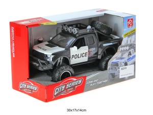 JEEP POLICYJNY ŚWIATŁO DŹWIĘK W PUDEŁKU 32310