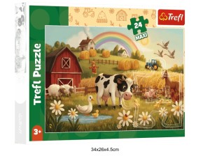 PUZZLE 24 MAXI KROWA NA FARMIE 41258