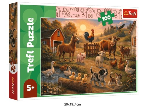 PUZZLE 100 PRZYJACIELE ZE WSI 41252