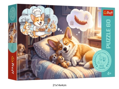 PUZZLE 60 CORGI W KRAINIE SNÓW 41226