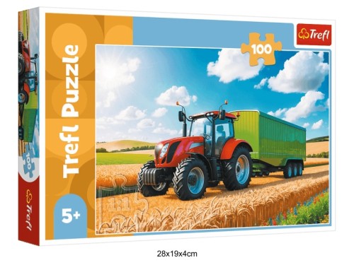 PUZZLE 100 TRAKTOR Z PRZYCZEPĄ 40968