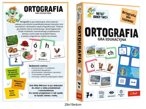 GRA ORTOGRAFIA MAŁY ODKRYWCA 85268