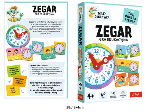 GRA ZEGAR MAŁY ODKRYWCA 85250