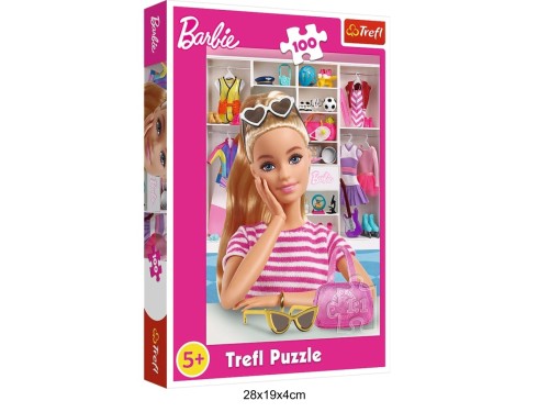 PUZZLE 100 POZNAJ BARBIE 40717