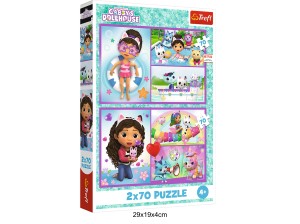 PUZZLE 2X70 BAW SIĘ Z GABBY 40891