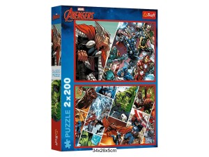 PUZZLE 2X200 OBROŃCY ŚWIATA 40926