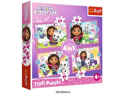 PUZZLE 4W1 PRZYGODY GABI 40691