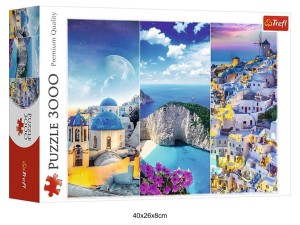 PUZZLE 3000 GRECKIE WAKACJE 40026