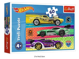 PUZZLE 60 WYŚCIG MATTEL HOT WHEELS 40741