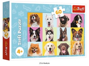 PUZZLE 60 SŁODKIE PSIAKI 40678