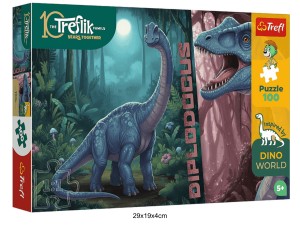 PUZZLE 100 DINO WORLD DIPLODOCUS 41233