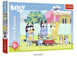 PUZZLE 100 WESOŁY ŚWIAT BLUEY 40758