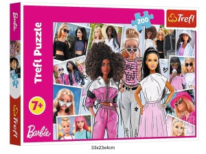 PUZZLE 200 W ŚWIECIE BARBIE 40340