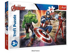 PUZZLE 24 MAXI W ŚWIECIE AVENGERSÓW 40430