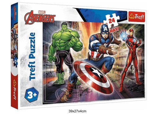 PUZZLE 24 MAXI W ŚWIECIE AVENGERSÓW 40430