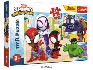 PUZZLE 24 MAXI SPIDAY I PRZYJACIELE 40612