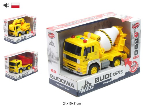 AUTA BUDOWLANE MIX Z DŹWIĘKIEM 610484 15043